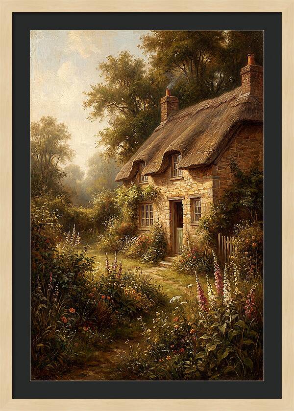 Cottage Surrounded By Nature