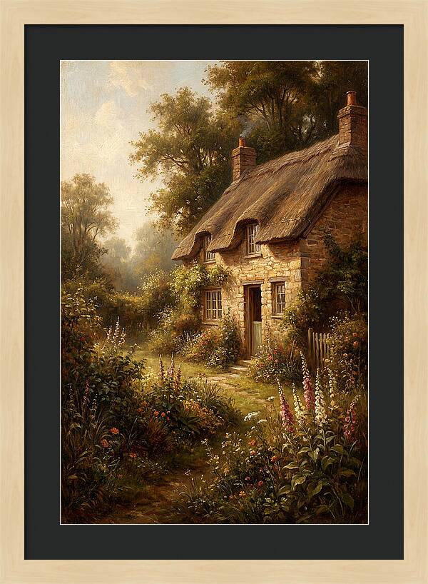 Cottage Surrounded By Nature
