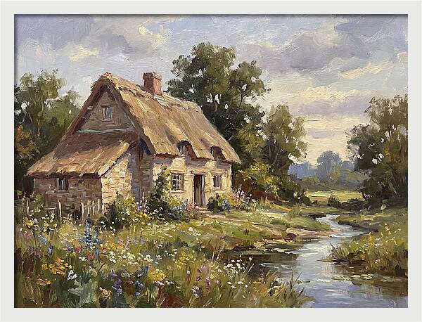 Cottage Tranquility In Nature