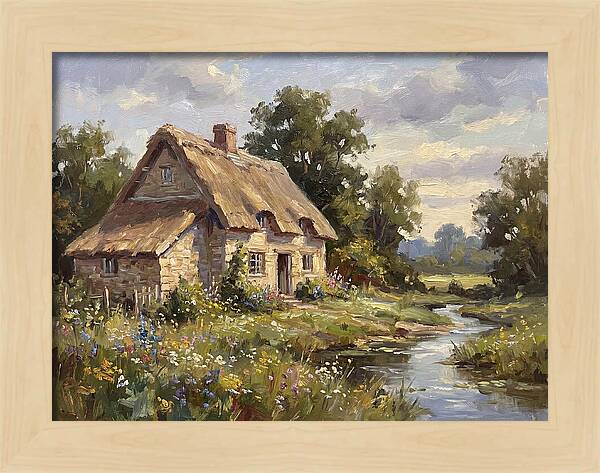 Cottage Tranquility In Nature