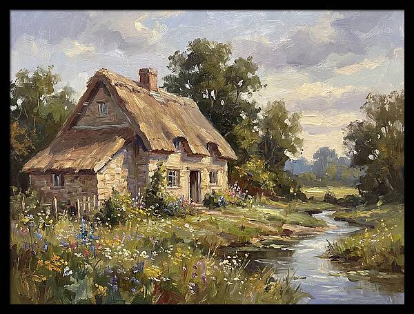 Cottage Tranquility In Nature