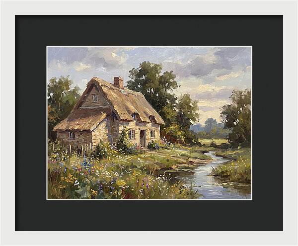 Cottage Tranquility In Nature