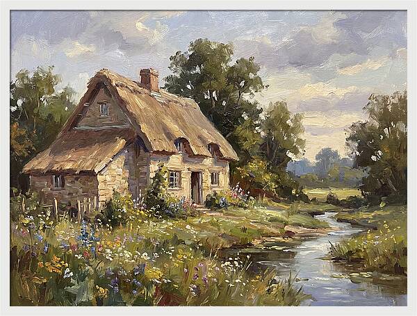 Cottage Tranquility In Nature