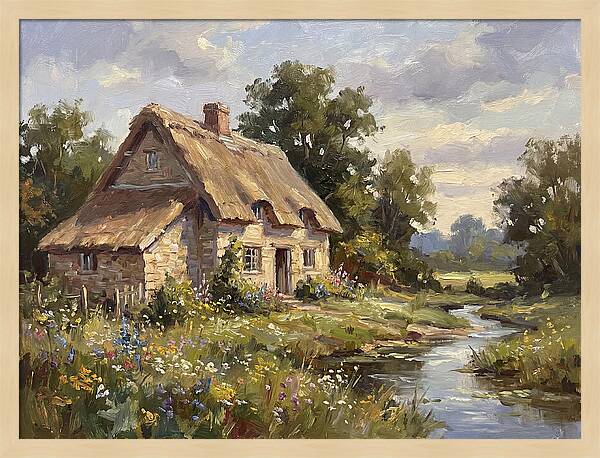 Cottage Tranquility In Nature