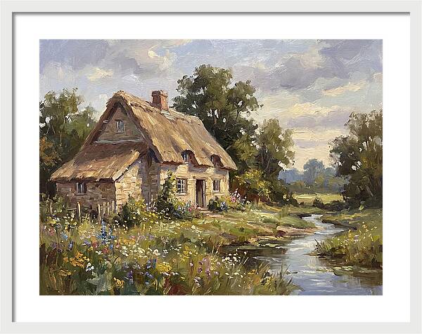 Cottage Tranquility In Nature