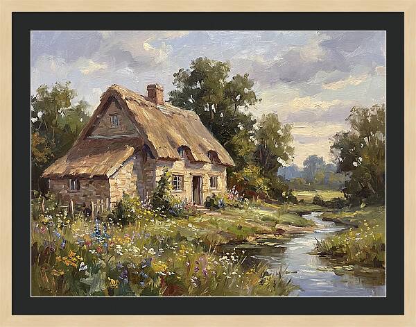 Cottage Tranquility In Nature