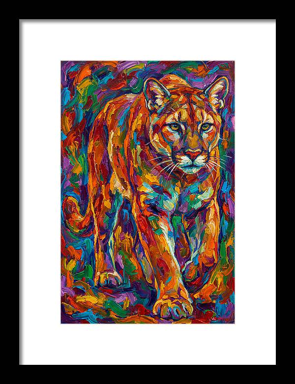 Cougar In Vibrant Colors