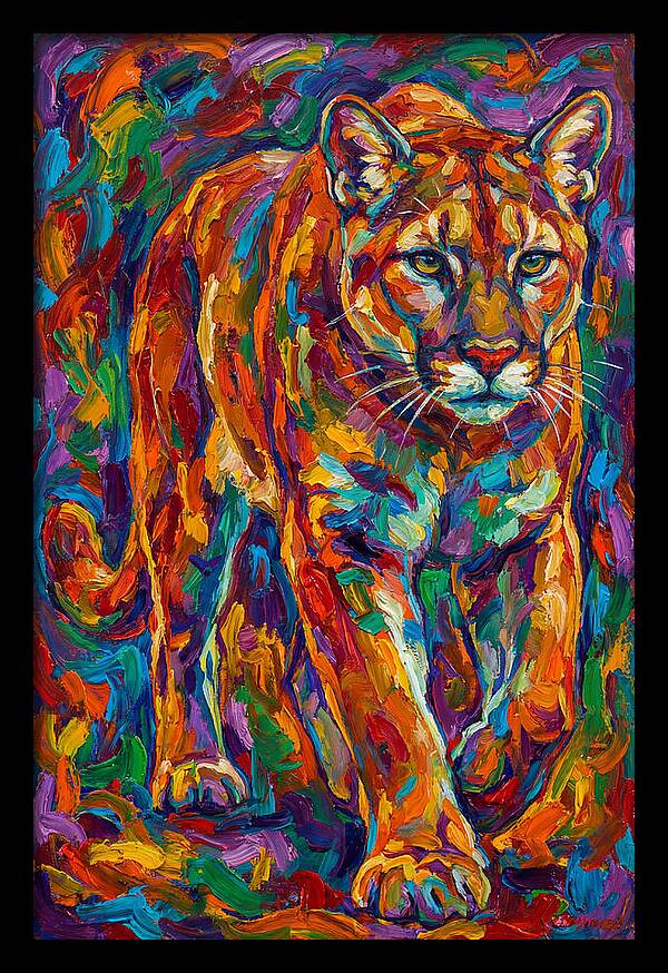Cougar In Vibrant Colors