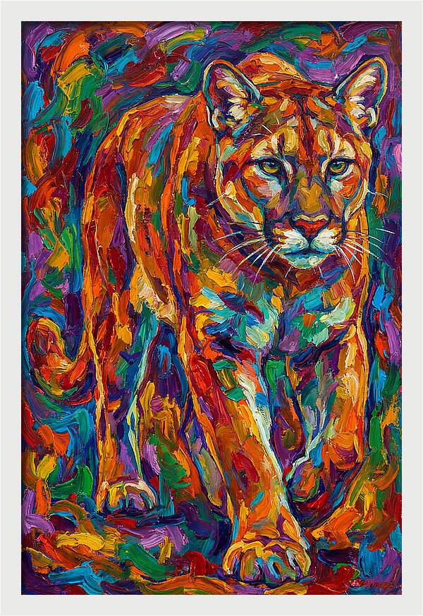 Cougar In Vibrant Colors