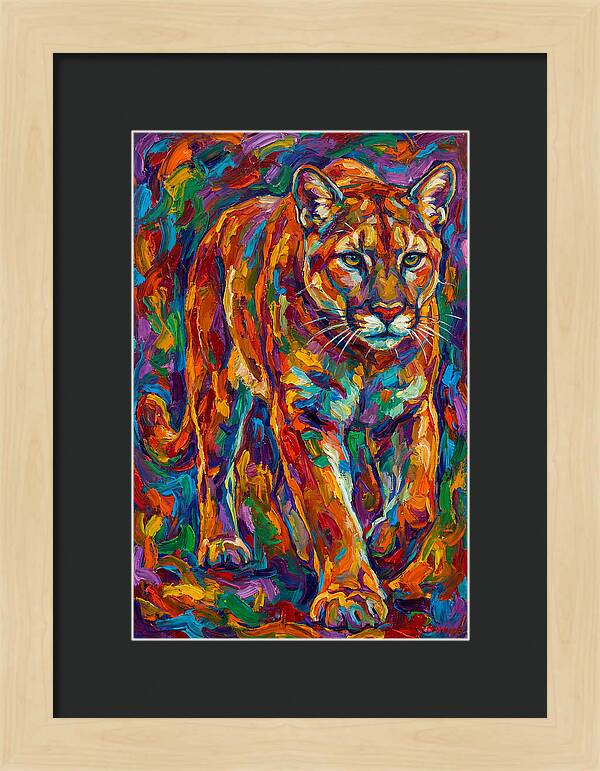 Cougar In Vibrant Colors