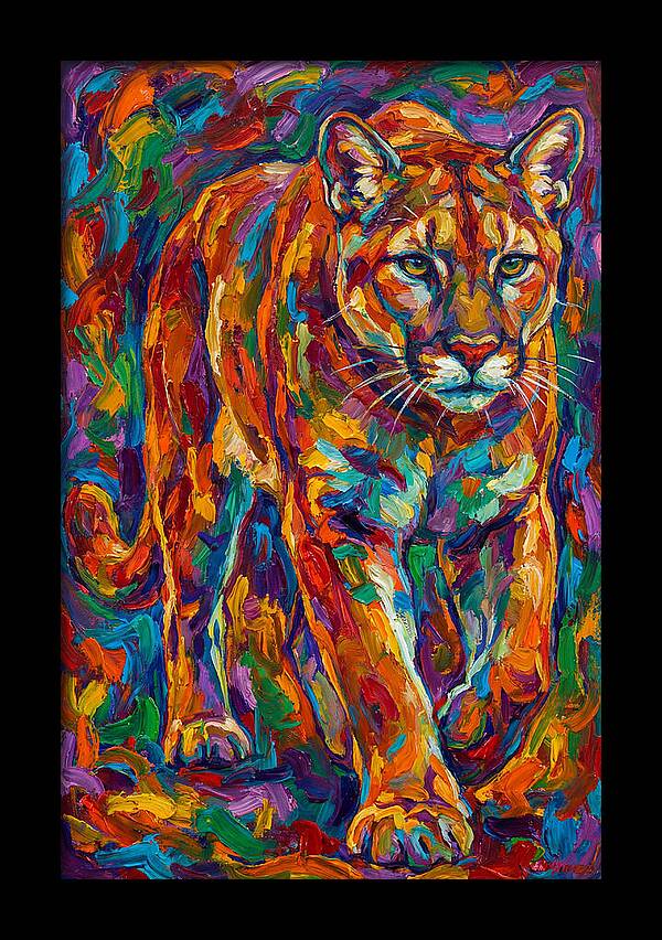 Cougar In Vibrant Colors