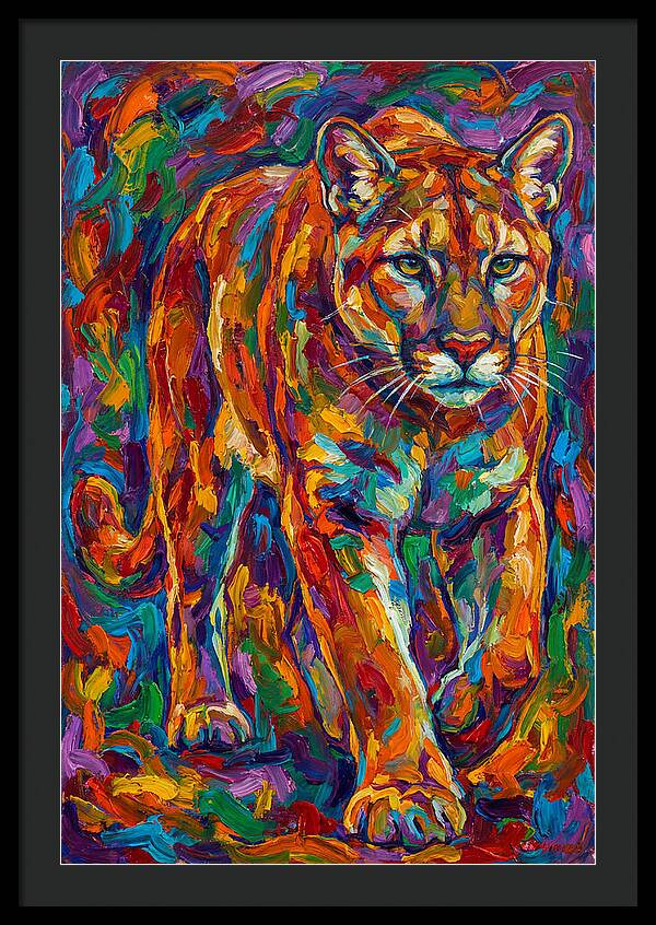 Cougar In Vibrant Colors