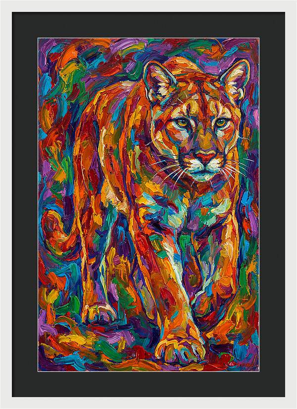 Cougar In Vibrant Colors