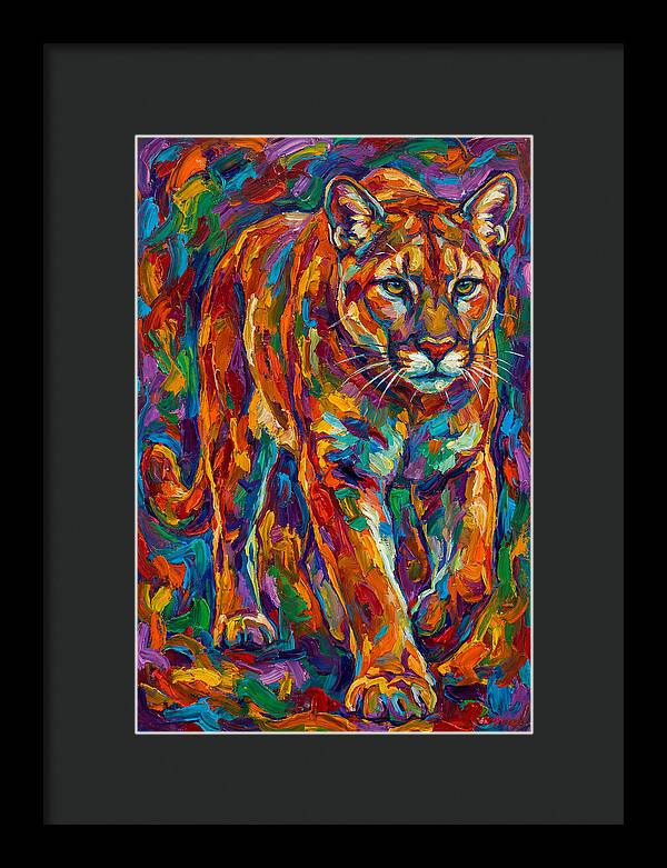Cougar In Vibrant Colors