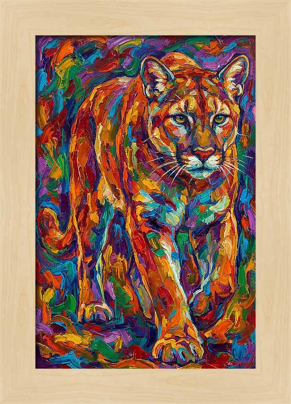 Cougar In Vibrant Colors
