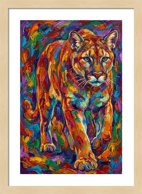 Cougar In Vibrant Colors