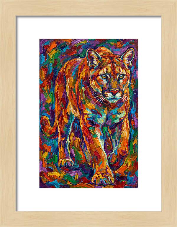 Cougar In Vibrant Colors