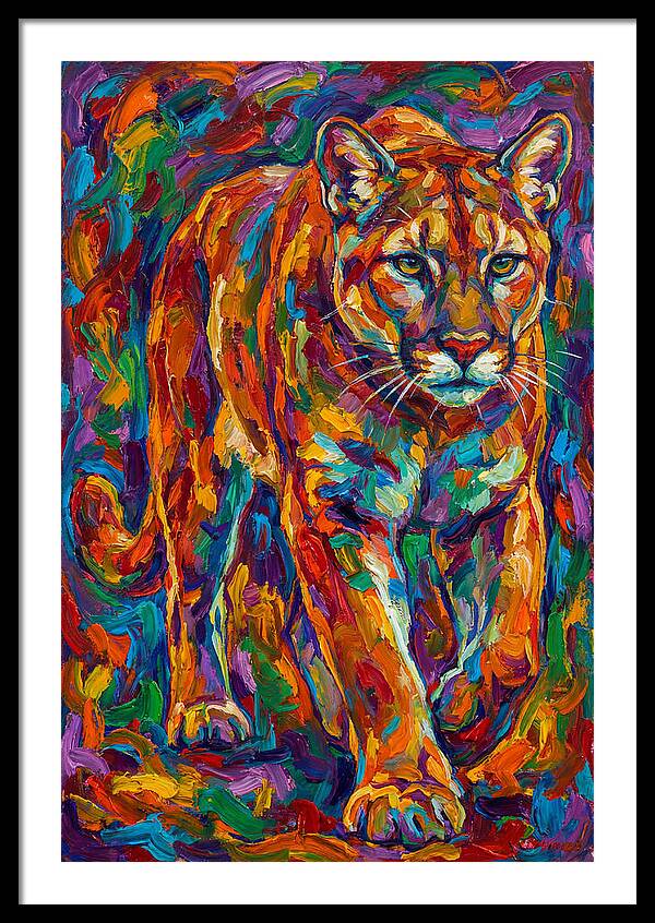 Cougar In Vibrant Colors