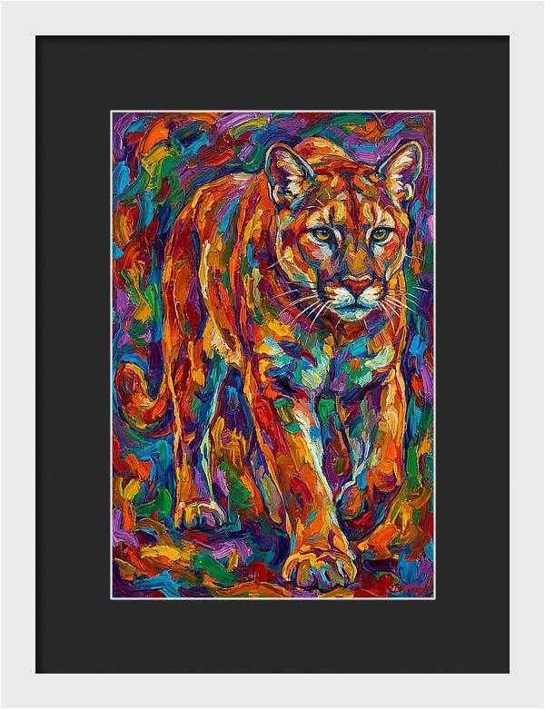 Cougar In Vibrant Colors