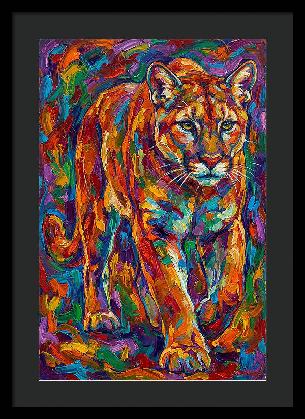 Cougar In Vibrant Colors