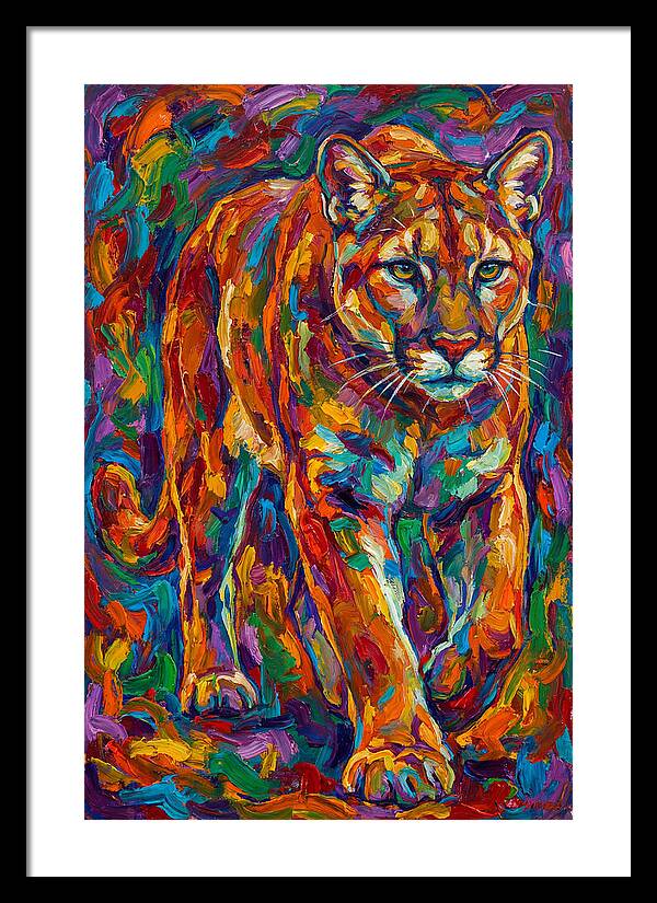 Cougar In Vibrant Colors