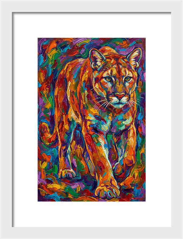 Cougar In Vibrant Colors