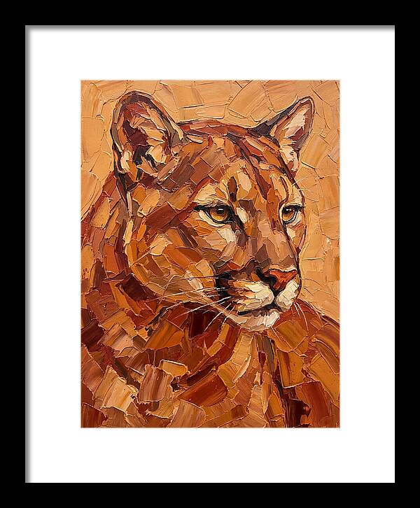 Cougar In Warm Tones