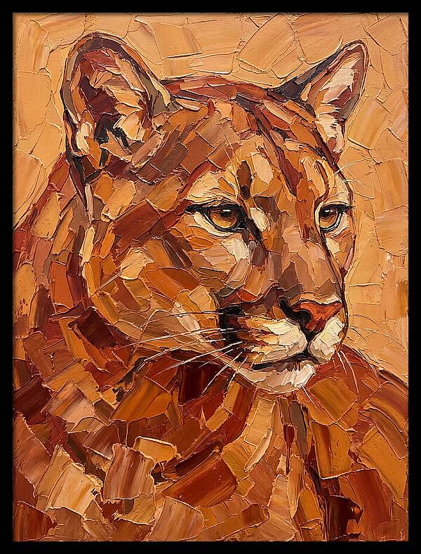 Cougar In Warm Tones