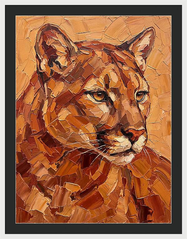 Cougar In Warm Tones
