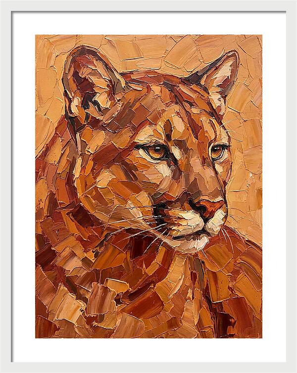 Cougar In Warm Tones