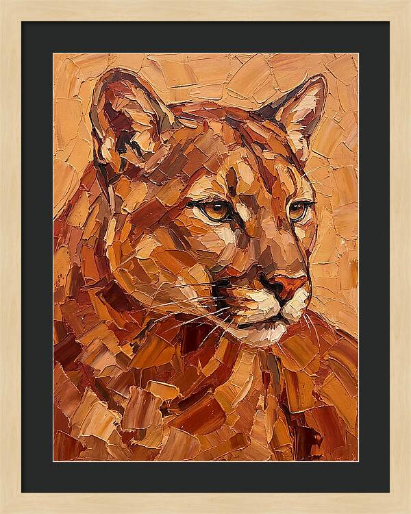 Cougar In Warm Tones