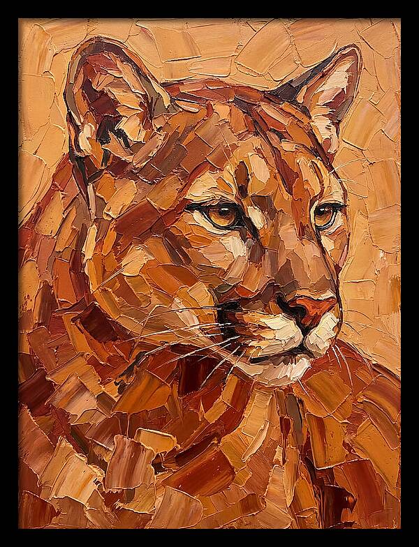 Cougar In Warm Tones