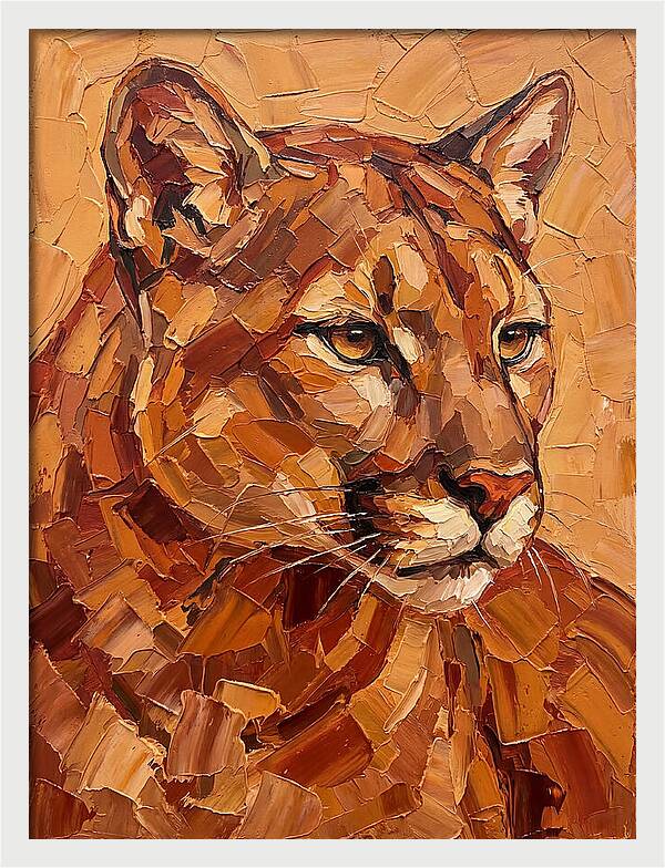 Cougar In Warm Tones