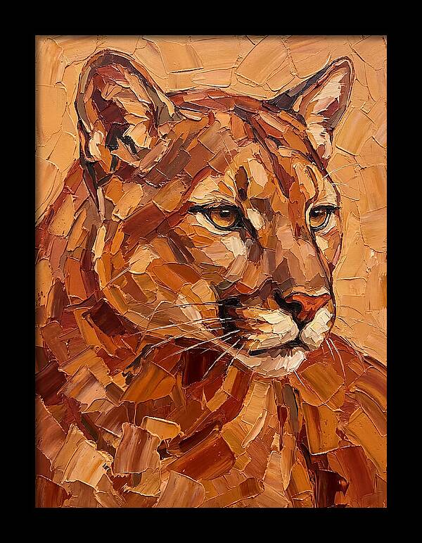 Cougar In Warm Tones