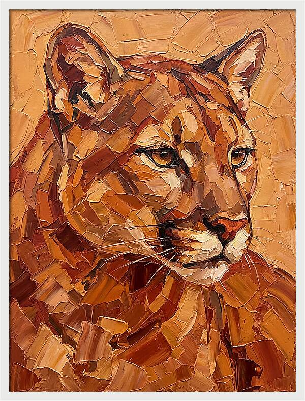 Cougar In Warm Tones