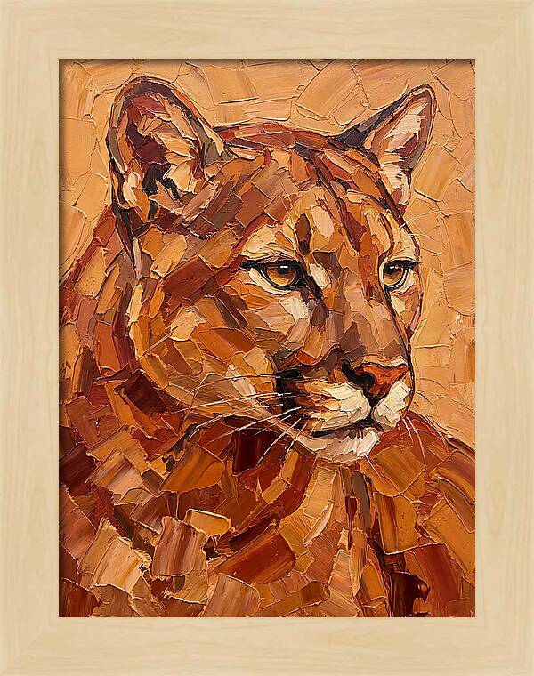 Cougar In Warm Tones