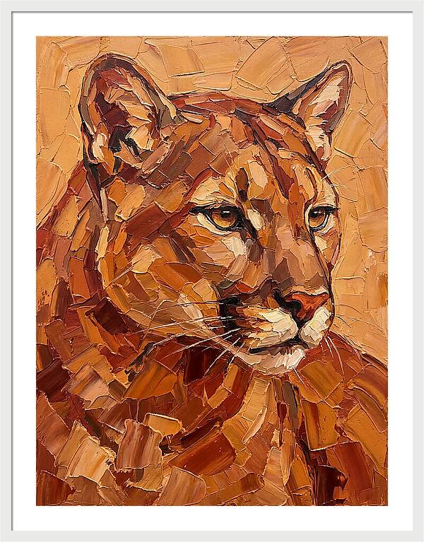 Cougar In Warm Tones