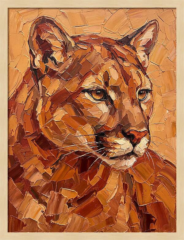 Cougar In Warm Tones