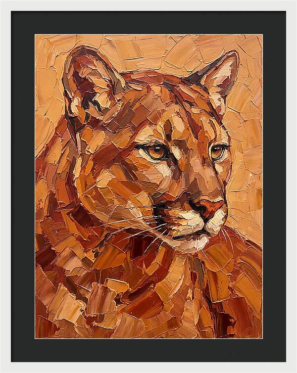 Cougar In Warm Tones