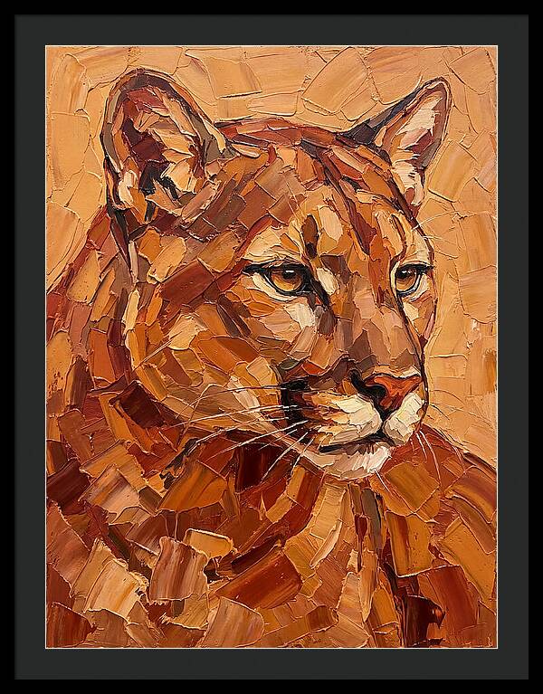 Cougar In Warm Tones