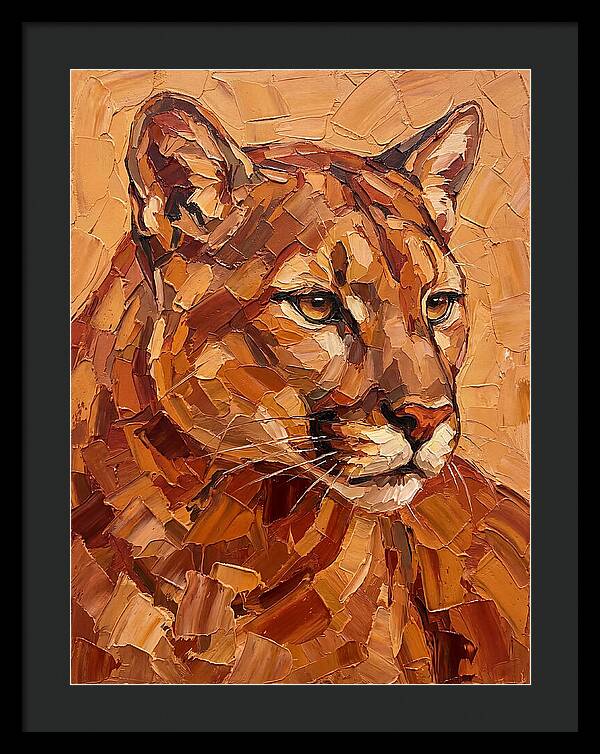 Cougar In Warm Tones