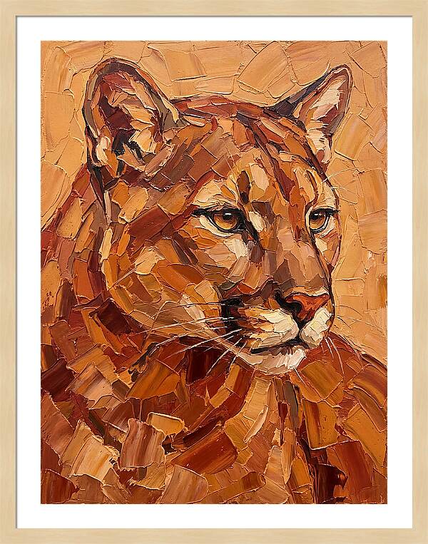 Cougar In Warm Tones