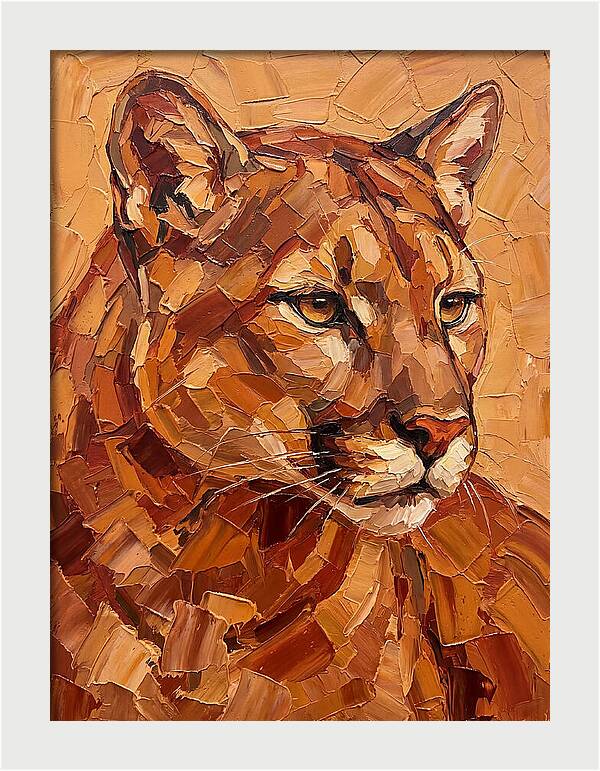 Cougar In Warm Tones