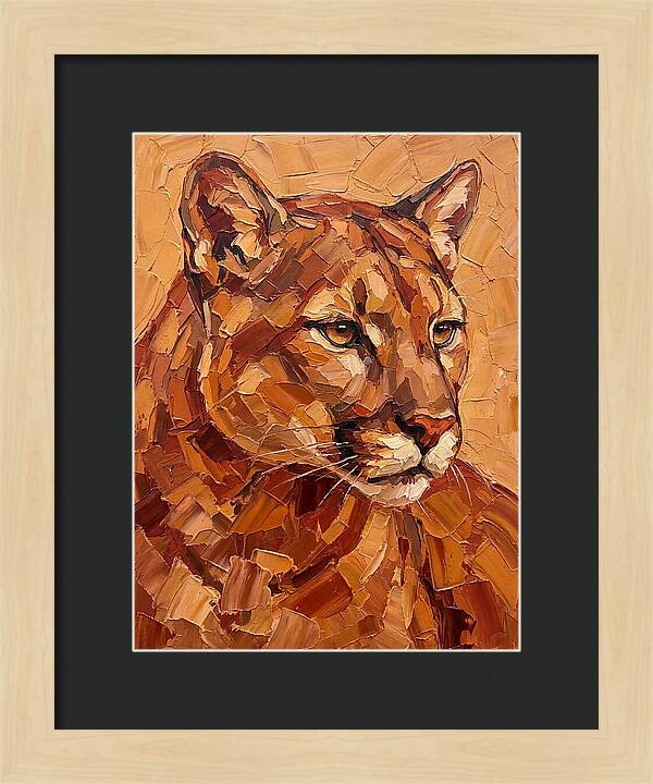 Cougar In Warm Tones