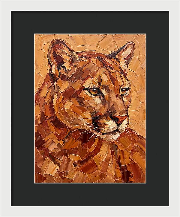 Cougar In Warm Tones