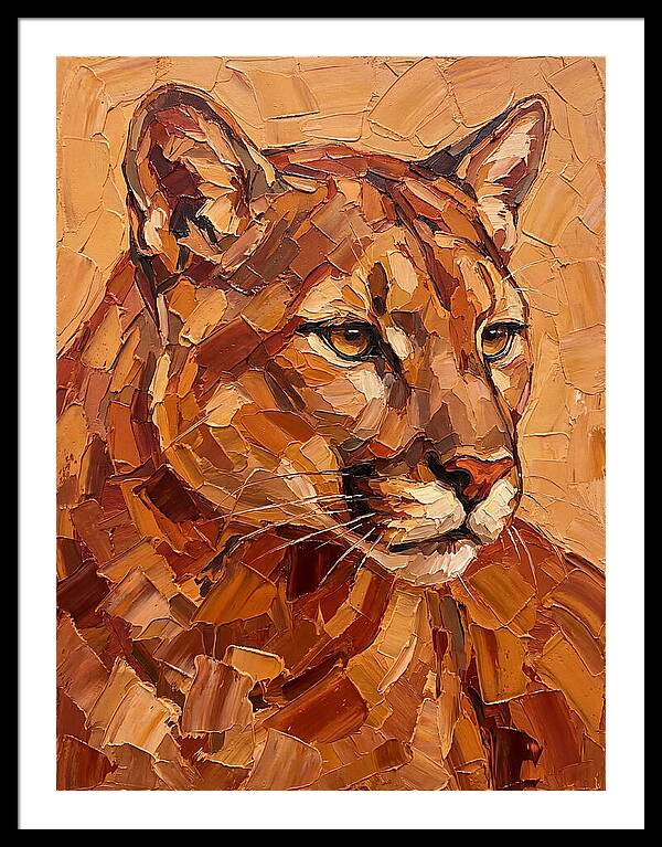 Cougar In Warm Tones