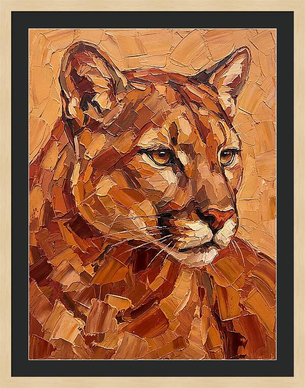 Cougar In Warm Tones