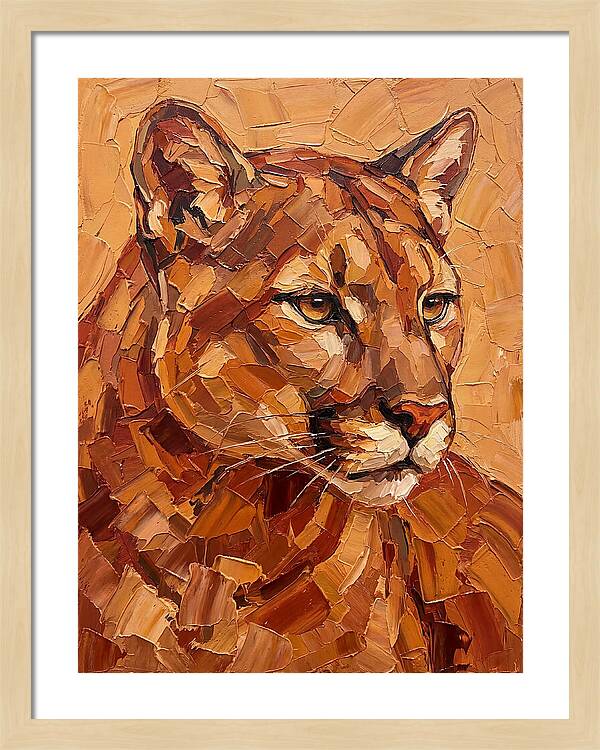 Cougar In Warm Tones