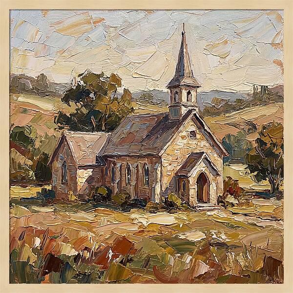 Country Church In Soft Light