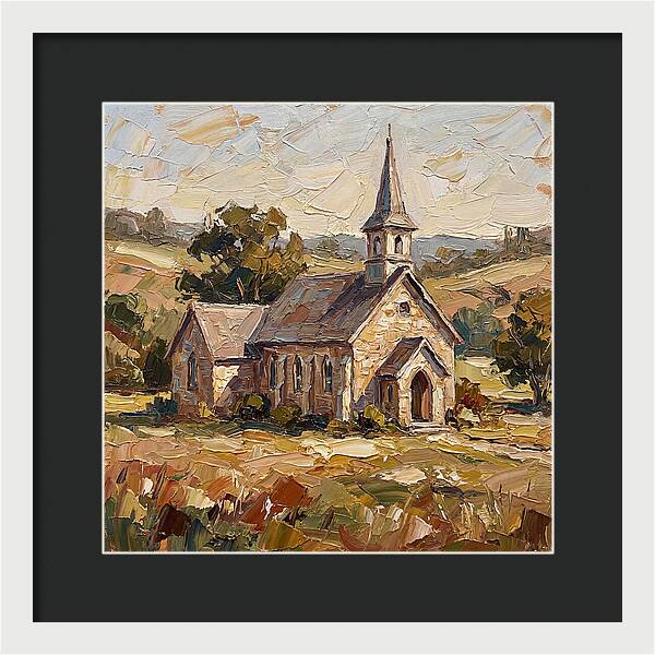 Country Church In Soft Light